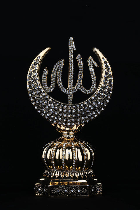 99 Names Of Allah Art | Crescent Moon | Islamic Art-Elite Turkish Bazaar