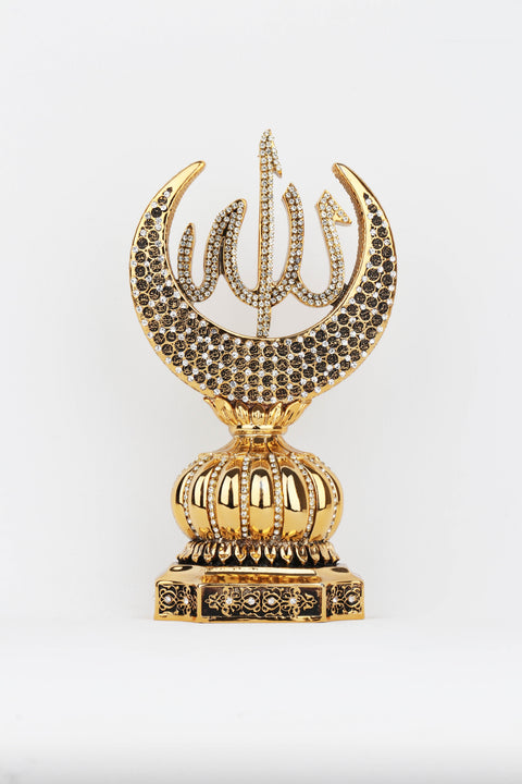 99 Names Of Allah Art | Crescent Moon | Islamic Art-Elite Turkish Bazaar
