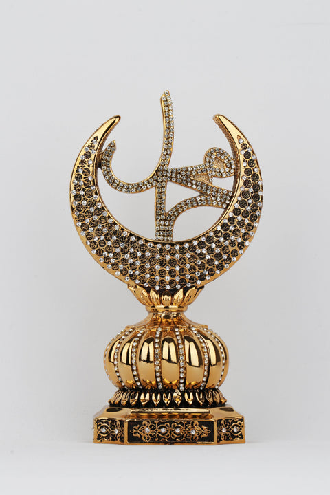 99 Names Of Allah Art | Crescent Moon | Islamic Art-Elite Turkish Bazaar