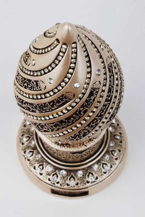Ayatul Kursi Cone Figurine | Turkish Decor-Elite Turkish Bazaar