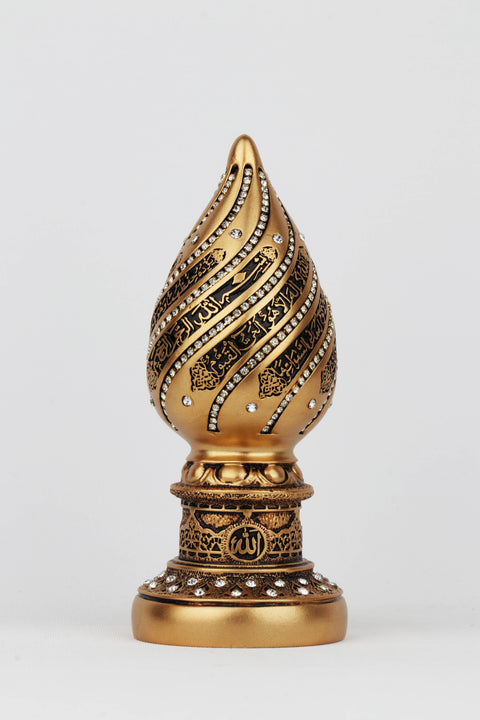 Ayatul Kursi Cone Figurine | Turkish Decor-Elite Turkish Bazaar