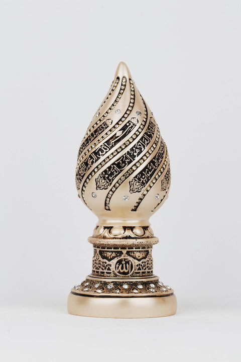 Ayatul Kursi Cone Figurine | Turkish Decor-Elite Turkish Bazaar
