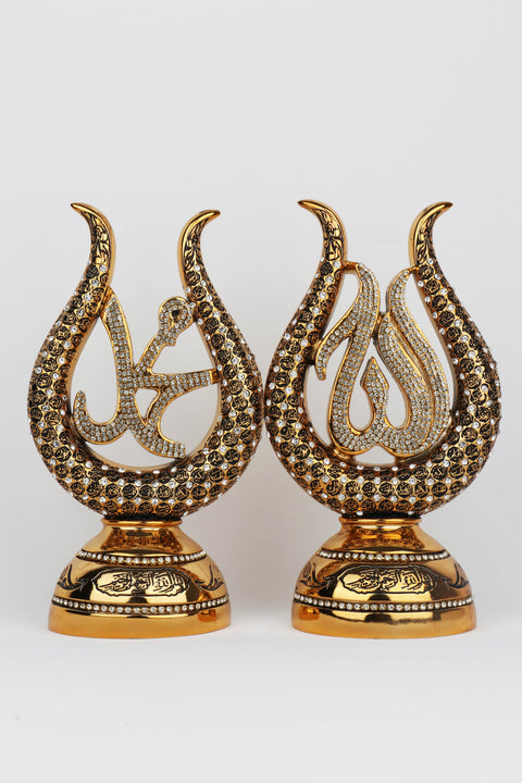 Tulip Figurine with calligraphy Allah - Mohamed Asmaul Husna-Elite Turkish Bazaar