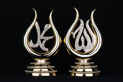 Turkish Decorations | Allah - Mohamed Large Tulip Figurine-Elite Turkish Bazaar