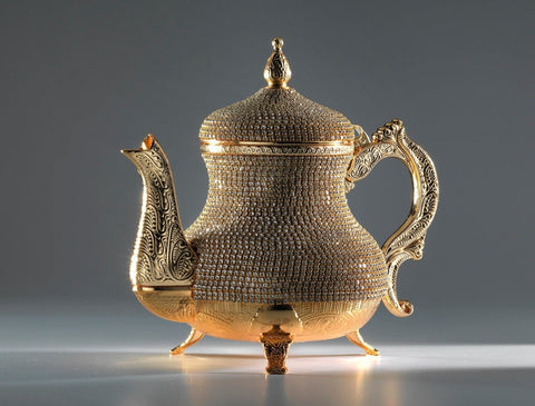 Diamond Cut | Ancient Style Decorative Pot-Elite Turkish Bazaar