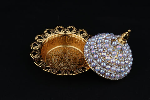 stone decorated treats case-Elite Turkish Bazaar
