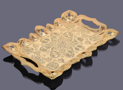 Turkish Tea Tray For 6 Persons-Elite Turkish Bazaar