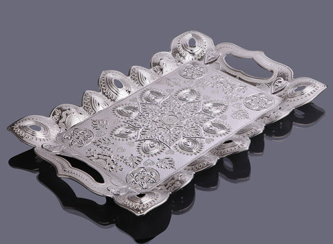 Turkish Tea Tray For 6 Persons-Elite Turkish Bazaar