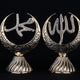 Crescent Figurine | Allah - Mohamed-Elite Turkish Bazaar