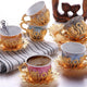 Ahsen Tiryaki Mix Design Coffee Set-Elite Turkish Bazaar