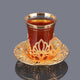 Ahu Six Person Turkish Tea Set-Elite Turkish Bazaar