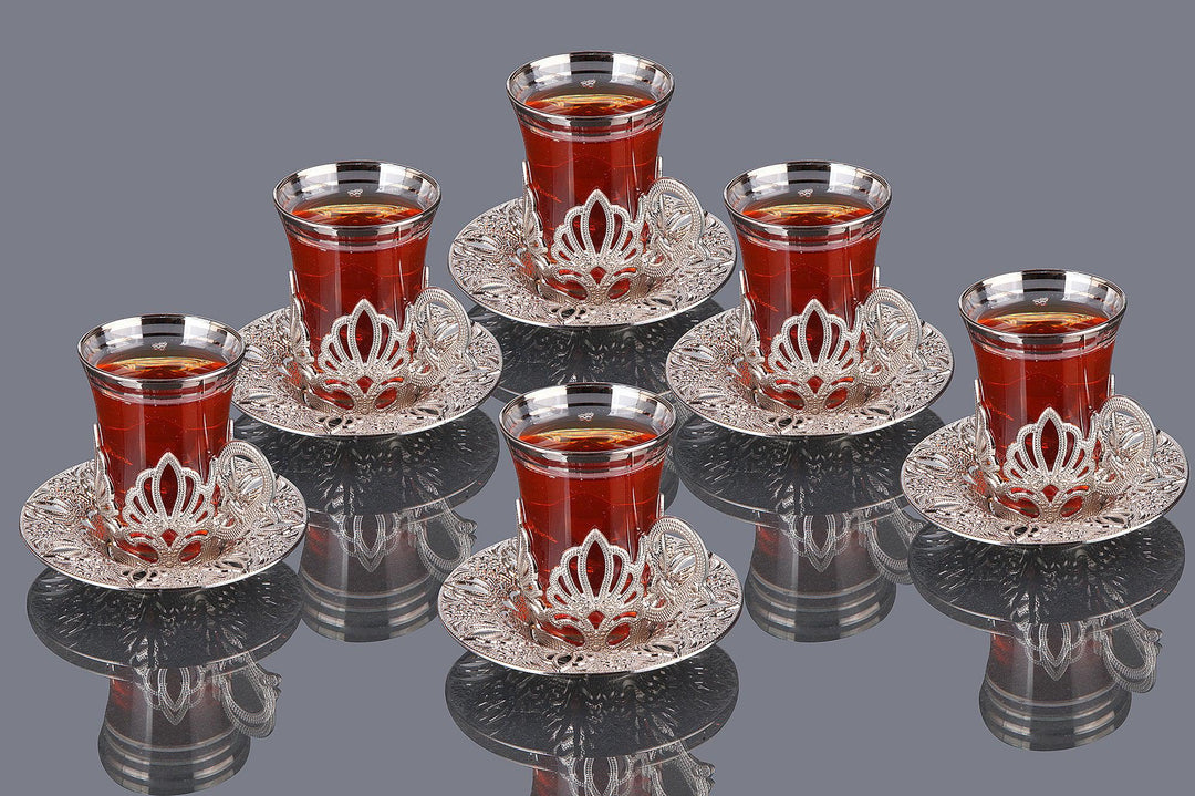 Turkish Tea Set | Ahu 6 pcs – Elite Turkish Bazaar