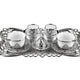 Double Presentation White Coffee Set-Elite Turkish Bazaar