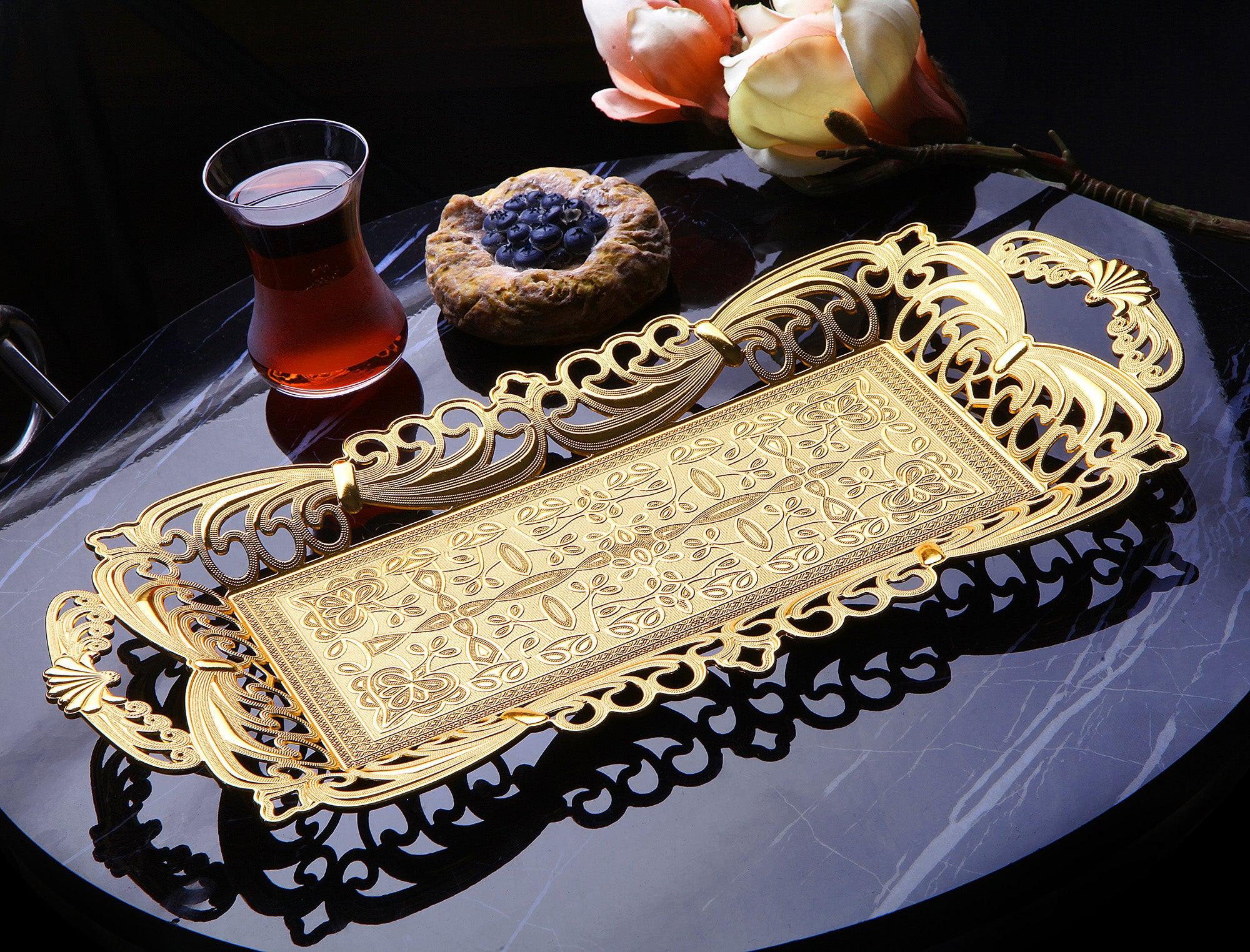 Ware Turkish Turkish Serving Tray For 2 Persons – Elite Turkish Bazaar